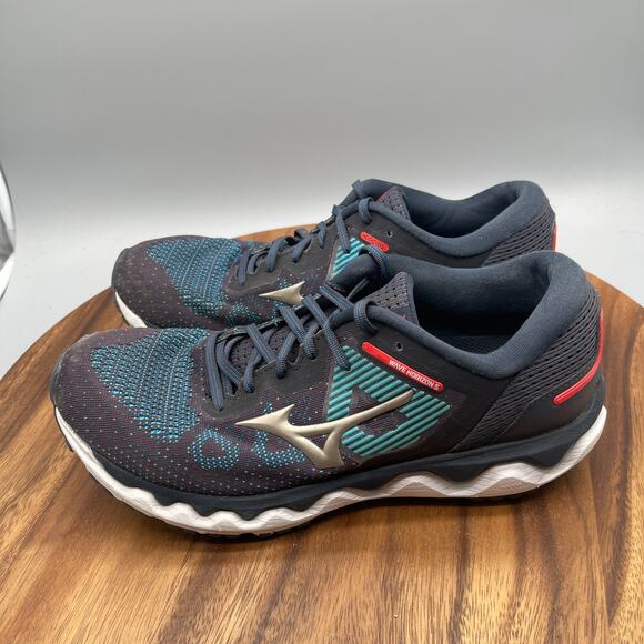 Mizuno Wave Horizon 5 Shoes Mens Size 9 Blue Running Comfort Walking Gym Sneaker - Picture 3 of 8
